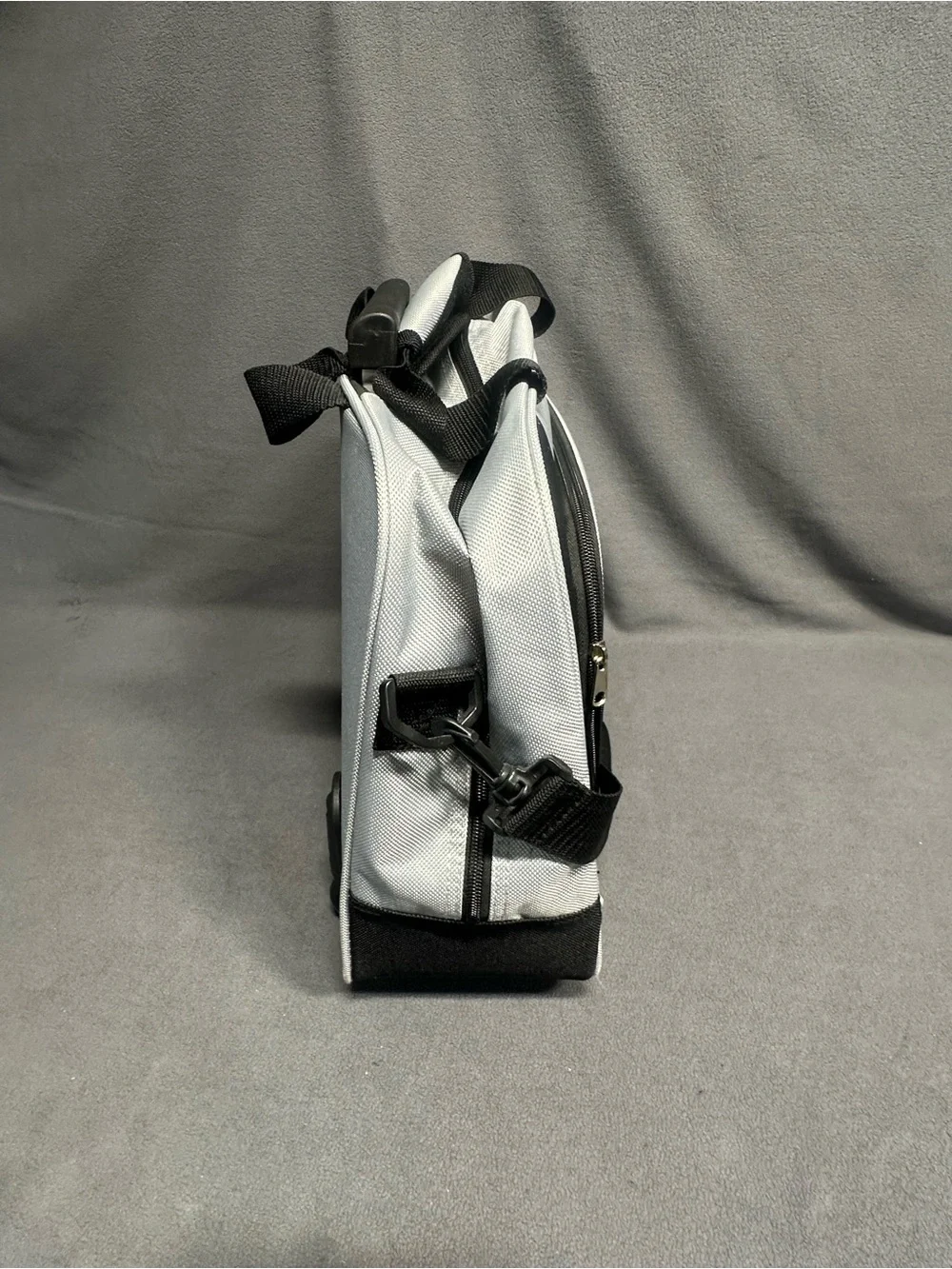 Telescoping Rolling Business Travel Bag - Black & Light Gray